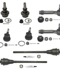 Top Shelf Inner And Outer Steering Tie Rod Ends Kit includes inner and outer tie rods with hardware for Chevys and GMs.