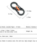Lock It Down Tight With These 10 Heavy Duty Zipper Lock Clips Keep Your Backpack Secure Quick Disconnect Buckles For Travel School Hiking And Daily Rigs Slick Smooth Operation, stainless steel hook, 3.7cm x 1.5cm size.