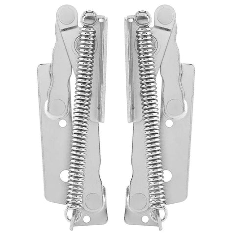 Concealed Spring Hinge For Cabinet Doors 80 Degree Opening Flush Overlay Steel Hinges 2 Pack For Cabinets