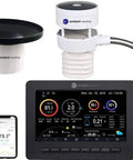 Ultrasonic Smart Weather Station With Full Color TFT LCD Display And All In One Sensor Array For Indoor Outdoor Temperature Humidity Barometer And Rain Gauge Real Time Updates Every Five Seconds No Moving Parts Perfect For Your Smart Home No Joke