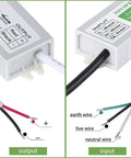 Six Pack 60W Waterproof LED Driver Power Supply IP67 100-260V AC To 12V DC Low Voltage Converter wiring connections
