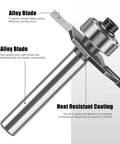 Rock Your Woodworking With Super Tough Tungsten Ball Nose Router Bits That Fit 6mm Or 12mm Shanks Perfectly For Hot Milling Jobs, alloy blade and heat resistant coating.