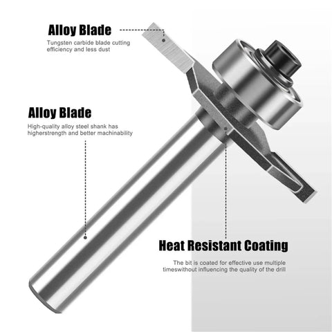 Rock Your Woodworking With Super Tough Tungsten Ball Nose Router Bits That Fit 6mm Or 12mm Shanks Perfectly For Hot Milling Jobs, alloy blade and heat resistant coating.
