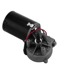 DC 24V 100RPM Reversible Worm Gear Motor High Torque Electric Gearbox With Right Shaft GW6280, compact mounting view