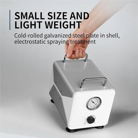 Lab Oil-Free Diaphragm Vacuum Suction Pump With Adjustable Negative Pressure For Rapid Filtration And Degassing. Premium PTFE-Coated Build Ensures High Vacuum Stability And Unwavering Suction To Guarantee Reproducible Results In Less Time Without Any