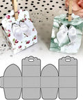 Decorated gift boxes with bows and metal cutting dies set for DIY scrapbooking cards gift box embossing stencil kit paper craft