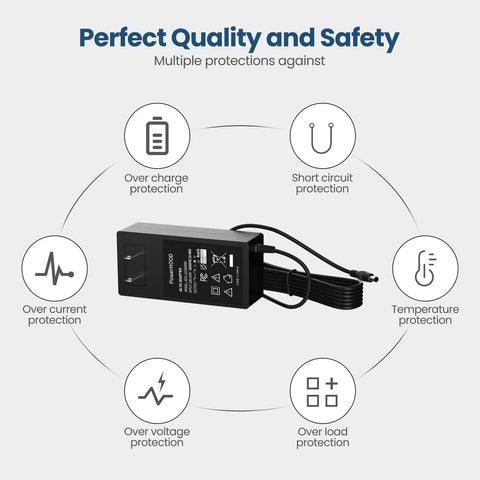 12V DC Power Adapter For Korg I3 Music Workstation 61 Key Arranger Keyboard Replacement Wall Charger with protection features