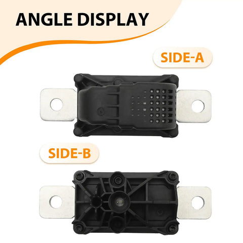 Straight Up Badass High Voltage Battery Disconnect Pyro Fuse Fits Tesla Model 3 And Model Y 2017 To 2023 Side A and B angle display.