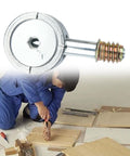 Heavy Duty No Tools Needed Furniture Fastening Fittings For Beds And Tables, Easy Assembly Cam Lock Connectors in use.