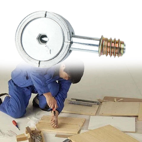 Heavy Duty No Tools Needed Furniture Fastening Fittings For Beds And Tables, Easy Assembly Cam Lock Connectors in use.