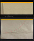 Pro-Grade Pre-Taped Masking Paper With Built-In Painter Tape 20 Inch Wide By 90 Feet Long 2 Pack, unrolled sheet view