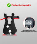 Automatic Wire Stripper 3 In 1 Adjustable Stripper Cutter Easy Grip Crimping Tool For 8 20 AWG Solid And 10 22 AWG Stranded Wires