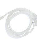 White Y Type Silicone Vacuum Hose Tubing for Butt Vacuum Therapy Machine Universal Fit for All Cup Sizes 83.27 Inch Long Replacement Tube