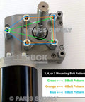 1200 Watt Tarp Motor For Dump Trucks And Trailers With Chrome Cover Built Tough Easy Mount Universal Fit For 3 Or 4 Bolt Patterns