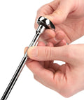 Hands holding 1/4 Inch Drive 6-Point Socket And Ratchet Set, 55-Piece With Standard And Deep Sockets In Inch And Metric Sizes