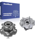 Rear Wheel Hub Bearing Assembly Left And Right With ABS Replacement For 2006-2018 Toyota RAV4, 2020-2023 Toyota Camry, 2-Piece Set