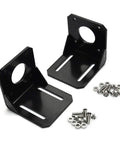 Stepper Motor Mounting Bracket 42mm Fixed Bracket With Screws And Nuts DIY Pack Of 2 Sets EK1935 Heavy Duty Steel Mount