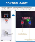 Premium Quality Heavy Hitter Electric Cup Sealer Unit Featuring Sharp Digital Lcd Counter for easy operation and automatic sealing.