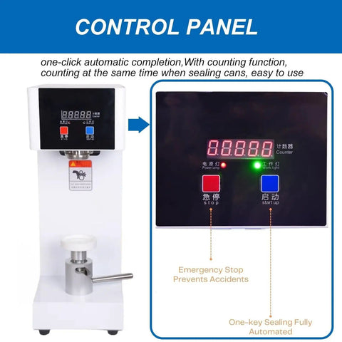 Premium Quality Heavy Hitter Electric Cup Sealer Unit Featuring Sharp Digital Lcd Counter for easy operation and automatic sealing.