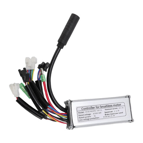 Electric Bike Speed Controller 14A Sine Wave SM Connector Aluminum Alloy Housing 6 Tubes with wiring harness