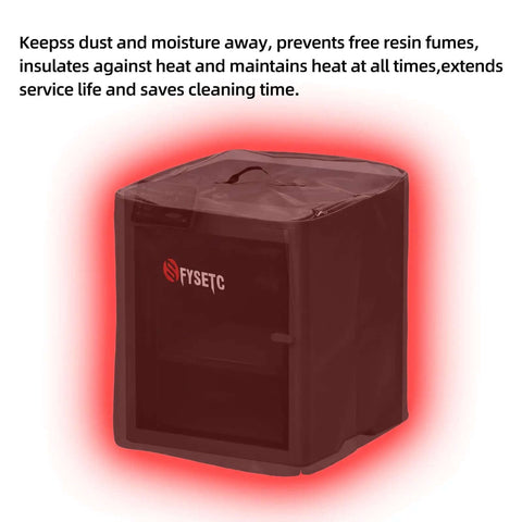 Collapsible Printer Enclosure For Bambu Lab X1 Series And Similar Sized FDM And Resin 3D Printers, Dustproof Sunlight Shield, shown in black