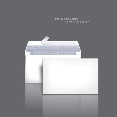 Hella Secure Size Six Self Seal Mailing Envelopes For Dropping Off Invoices And Confidential Bills No Sweat Peel Closure White Woven Paper 300 Pack Office Shipping Essentials