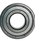 Close-up of 2 Pack 6204-2Z Deep Groove Ball Bearings with Double Metal Seal 20x47x14mm Pre Lubricated Chrome Steel Durable