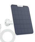 6W Solar Panel For Battery Cameras Waterproof Outdoor Power Supply With Adjustable Mount And 4 Meter Cable non-stop solar charging