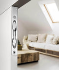 Two Sets Stainless Steel Flush Bolt For Double Doors Hidden Slide Bolt Latch Security Lock With Vertical Installation
