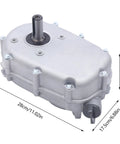 Beefed Up 13 HP Gearbox Reducer For Honda GX270 2 To 1 Reduction With Internal Clutch Rotatable Oil Plug Durable Iron Aluminum Case