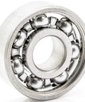 Heavy Duty 100 Pack 608 Open Deep Groove Radial Ball Bearing Built Tough To Handle The Streets 8Mm X 22Mm X 7Mm close-up view of a steel ball bearing