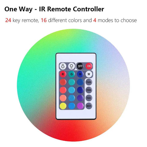 Remote for 20 Pack 3D Night LED Light Lamp Bases With Remote And USB Cable, colorful settings background