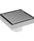 Heavy Duty Stainless Steel Shower Floor Drain Filter Top Shelf Hair Catcher Strainer For Bathroom Tub And Sink Fast Fit Clog Fighting Cover No Fuss Plumbing, square design