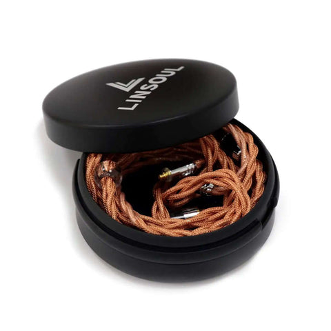 Compact Aluminum Earphone Case Built Different For Road Trips And Daily Drivers Featuring A Water Resistant Shell with your earphones securely stored.