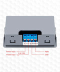 Rear view of Beefy 1-Channel PWM Signal Generator XY-KPWM, showing power inputs and PWM output connectors on durable shell.