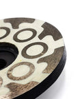 Heavy Duty Resin Bond Diamond Cup Wheel Fine Grit Smooth Ride For Crushing Slab And Prepping Tile Built Tough As Nails close-up view.