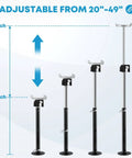 Set Of 2 RV Slide Out Supports For Travel Trailers Heavy Duty Camper Jacks That Hold Up To 5000 Lbs Adjustable Height From 20 To 49 Inches