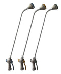 Three Shower Spray Pattern Watering Wands With Rezimar Head And Flow Control For Garden Use Gentle Mist Crush Resistant