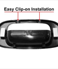 Tailgate handle bezel cover, black textured plastic, for 1999–2007 Silverado/Sierra rear exterior