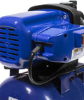 Close-up of One Point Six HP Shallow Well Pump Booster System With Tank For Home Garden Lawn Farm Irrigation Beefed Up 1000 GPH 1200W