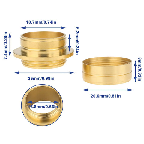 Heavy Duty Solid Brass Threaded Inserts For Precision Woodturning And Secret Compartments Easy Peasy Securement With Dead Nuts Tight Grip For Smooth Diy Craft Projects