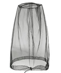 Mosquito Head Net With Drawstring Extra Fine Mesh Breathable Shield For Camping Hiking Fishing Fits All Hats Men And Women Gray Lightweight See Through