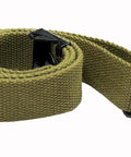 OD Green M1 Garand Two Point Rifle Sling US GI Pattern Cotton Canvas Web Sling With Correct WW2 Hardware Reproduction Mil-Spec Quality