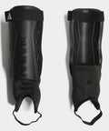 Youth Shin Guards For Soft Ground Soccer Tiro Shield With EVA Backed Protection One Strap Quick Adjust Fit Ankle Sleeve Guard Black