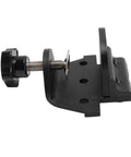 Heavy Duty Aluminum Doweling Jig Kit And Precision Drilling Locator clamp component with adjustable screw for woodworking use.
