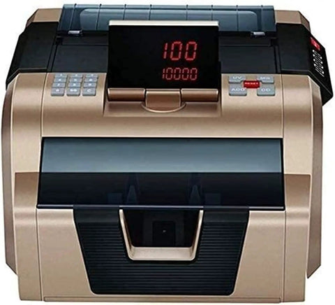Heavy Hitter Cash Counter Machine With Smart Anti Fraud Bill Scanner And Crisp Lcd Screen And Mute Operation, front view.