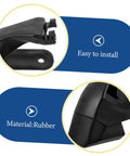 Replacement Inline Skate Brake Kit Universal Toe Stopper for Smooth Braking, rubber material, easy to install details.