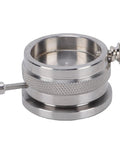 Close-up of stainless steel holder from 8 Piece Watch Movement Holder Kit With Main Support For 2824 2671 7750 2000 8500 3100 3135 Movements