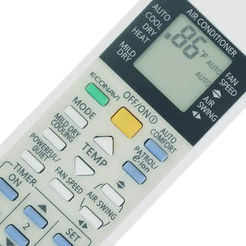 Universal Replacement Air Conditioner Remote Control With Fahrenheit And Celsius Digital Display Smooth Operation For Rapid Home Setup Killer Value Durable Build Sweet Climate Control Experience