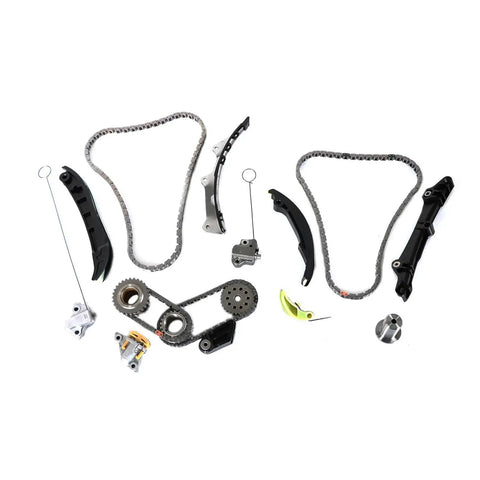 Premium 3.6L V6 DOHC Timing Chain Kit For 2011-2015 Chrysler Jeep Wrangler Grand Cherokee Ram Plus VW Pentastar Engine High Durability Metal Construction Prevents Stretching Saves Big On Maintenance Costs, timing chain kit parts